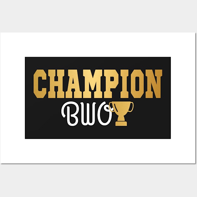 Champion Bwoy Wall Art by Jamrock Designs